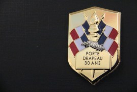 Insigne porte-drapeau 30 ans
